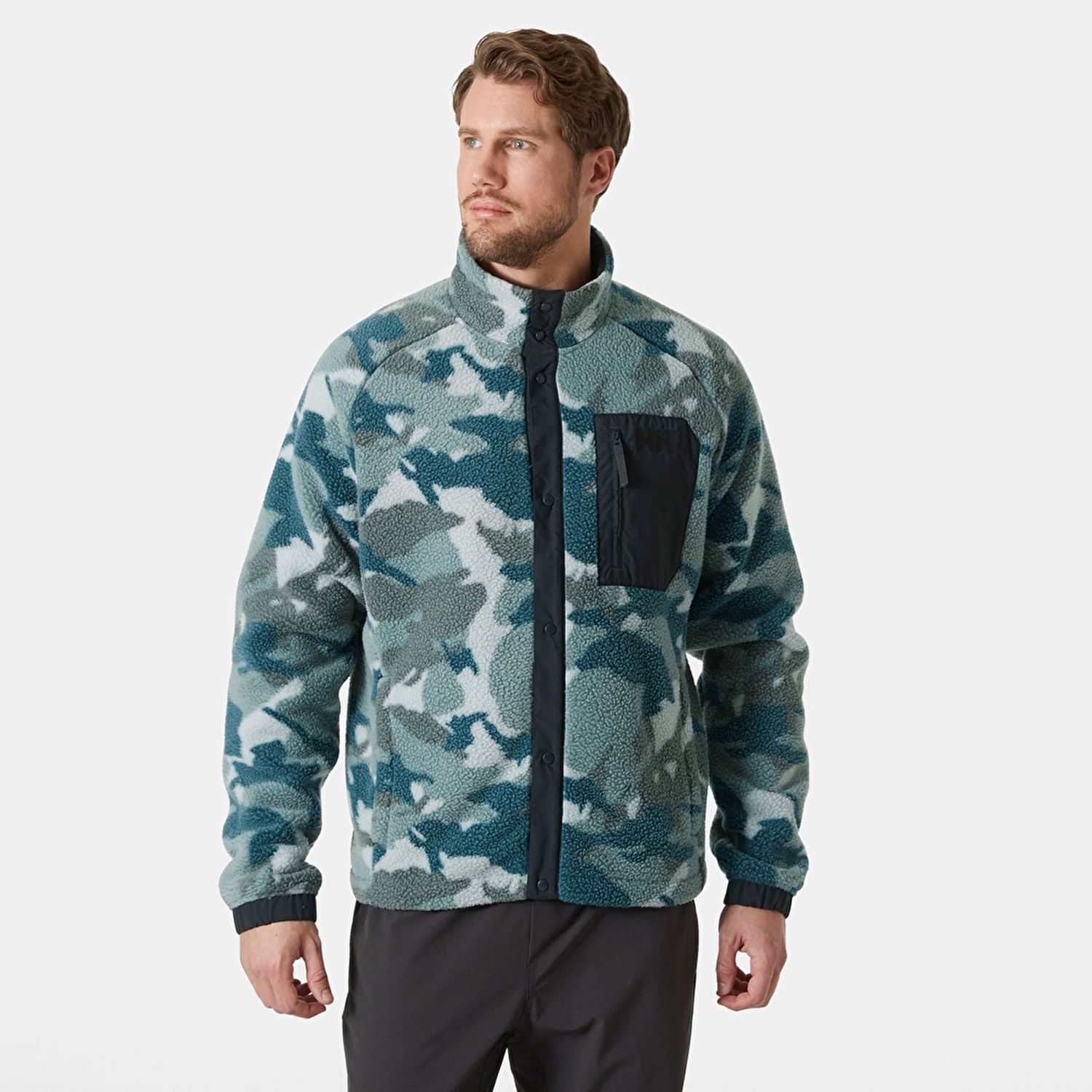 Helly Hansen Panorama Printed Pile Snap Erkek Polar-HHA.63349