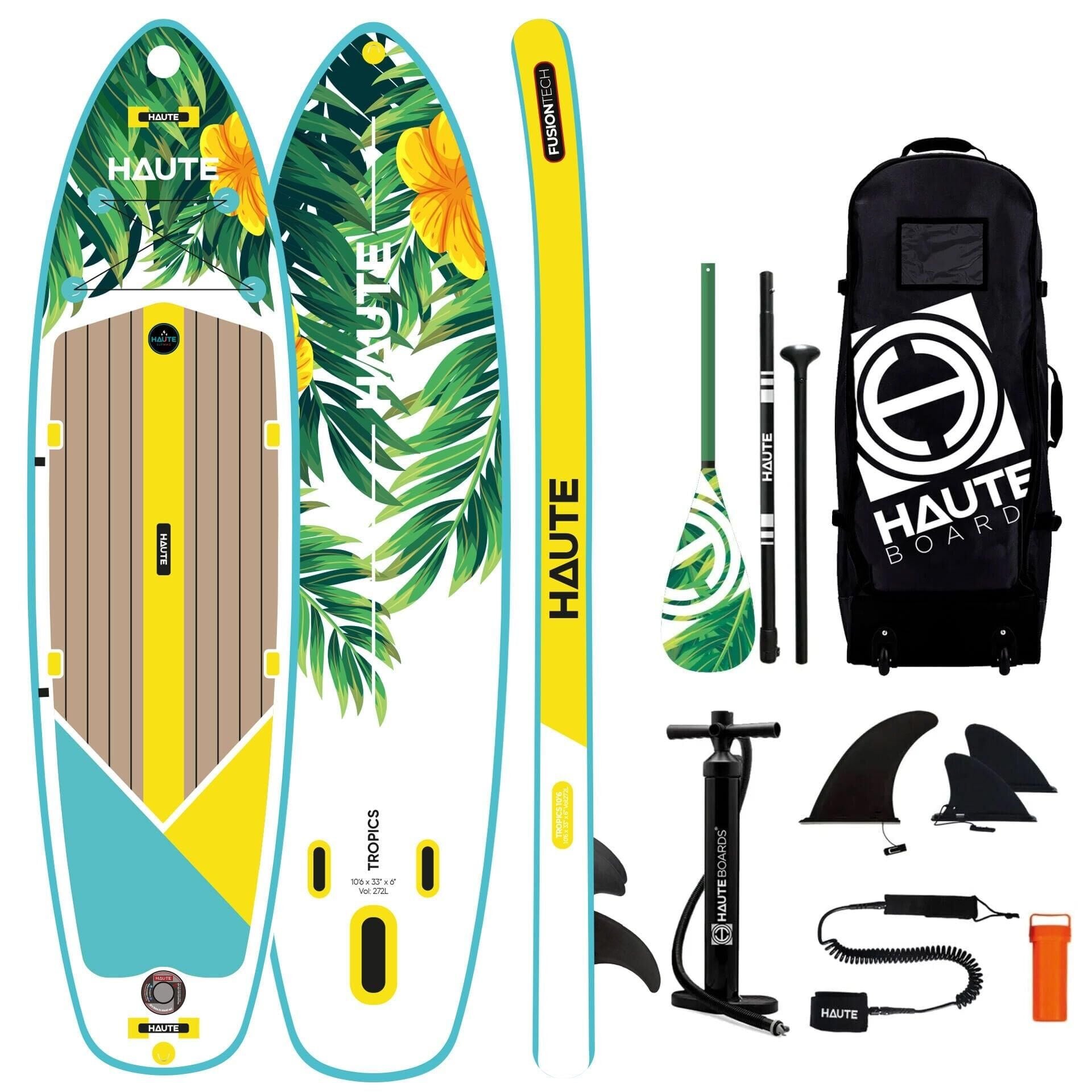 Haute Boards 10'6 Tropics Paddle Board Sarı Full Set-TKNFS000025