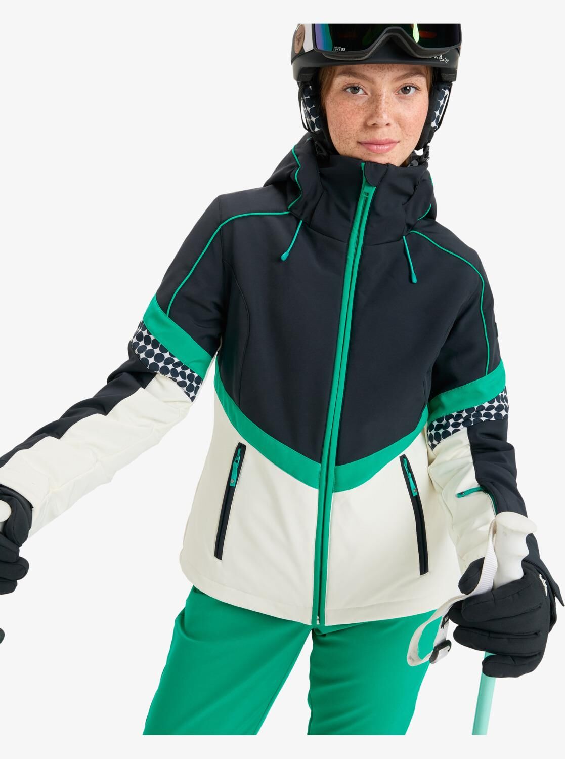 Roxy Peak Chic Softshell Kadın Kayak Montu-ERJTJ03512