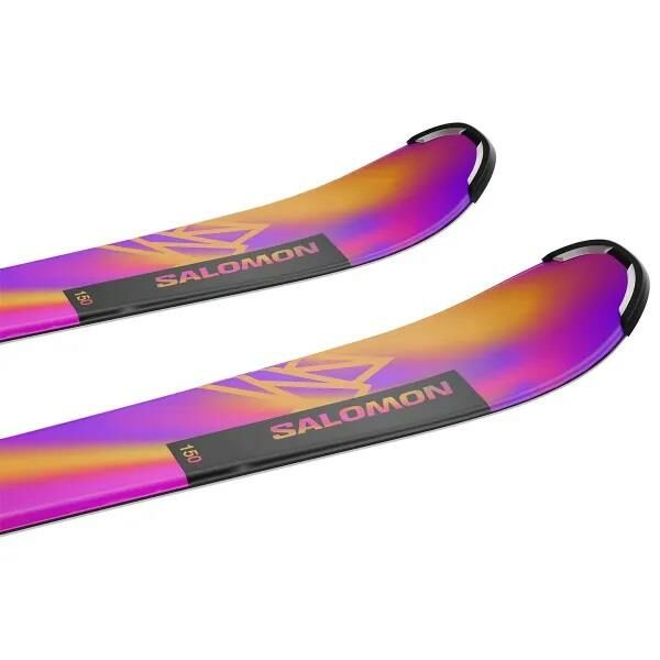 Salomon LUX JR Çocuk Kayak + Bağlaması-L47623400