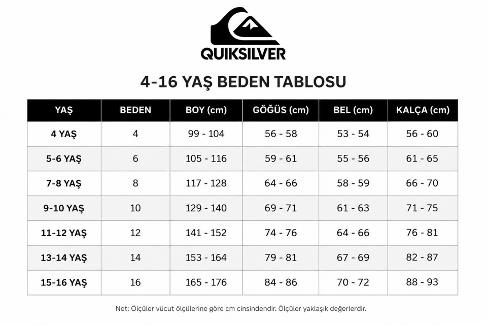 Quiksilver Side Block 4-16 Yaş Çocuk Kayak/Snowboard Montu-EQBTJ03220