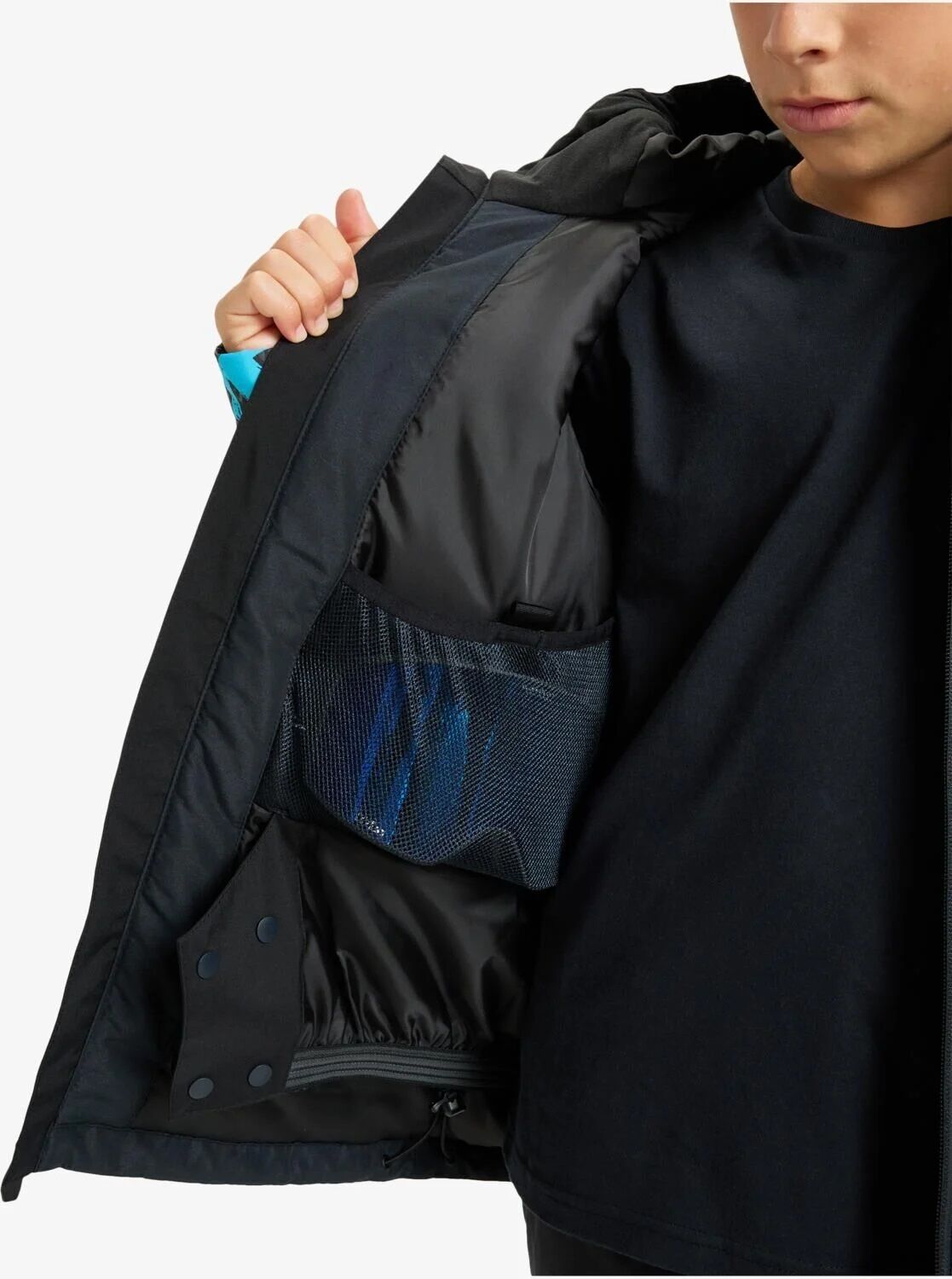 Quiksilver Side Block 4-16 Yaş Çocuk Kayak/Snowboard Montu-EQBTJ03220