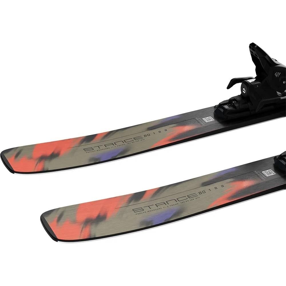 Salomon E STANCE 80 Erkek Kayak + Bağlaması-L47825300