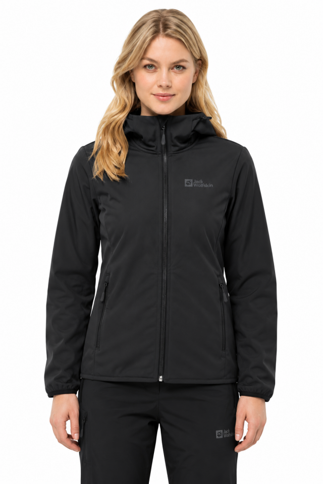 Jack Wolfskin Windhain Hoddy Kadın Softshell Ceket-1307481