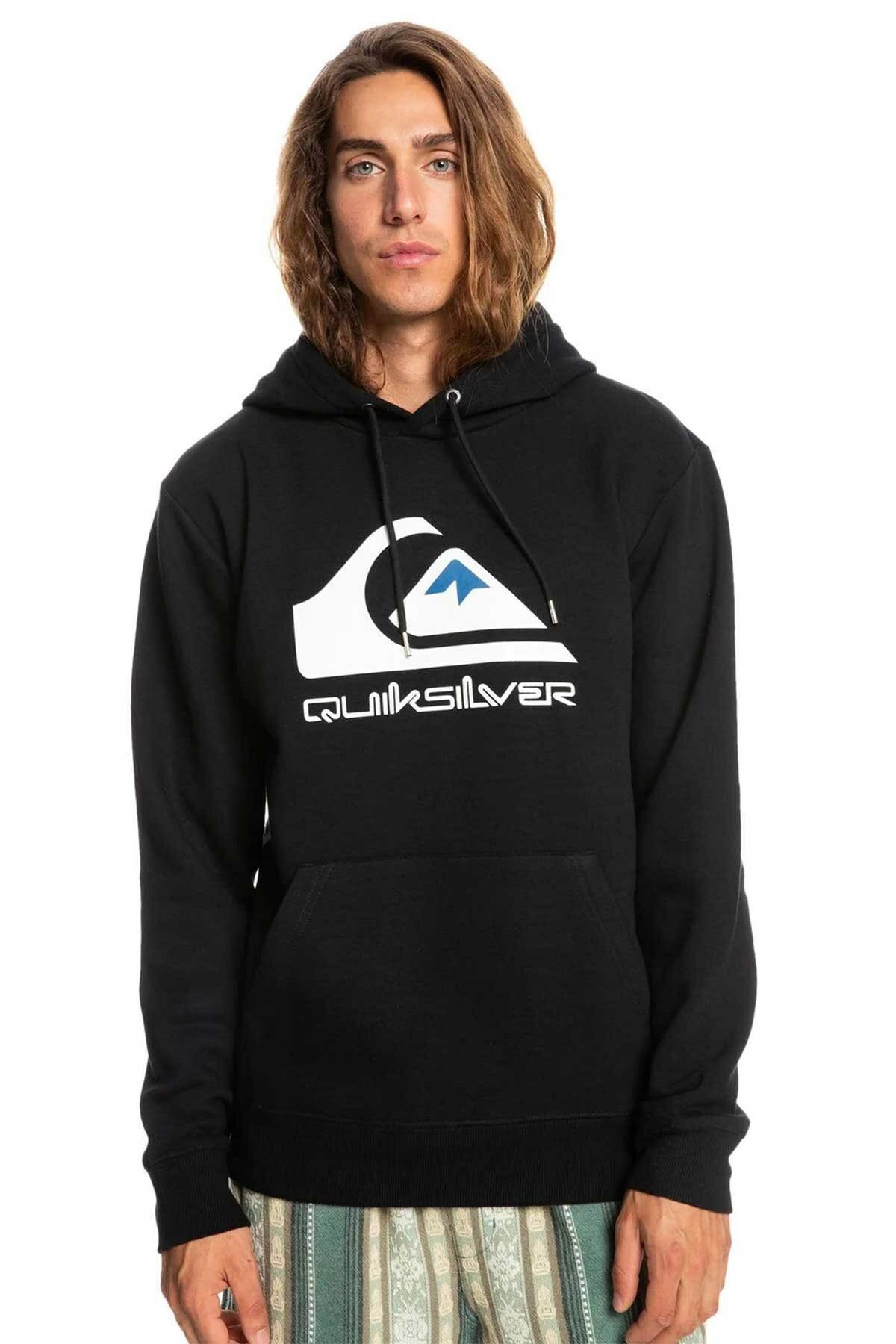 Quiksilver Big Logo Hoodie Erkek Sweatshirt-EQYFT04450