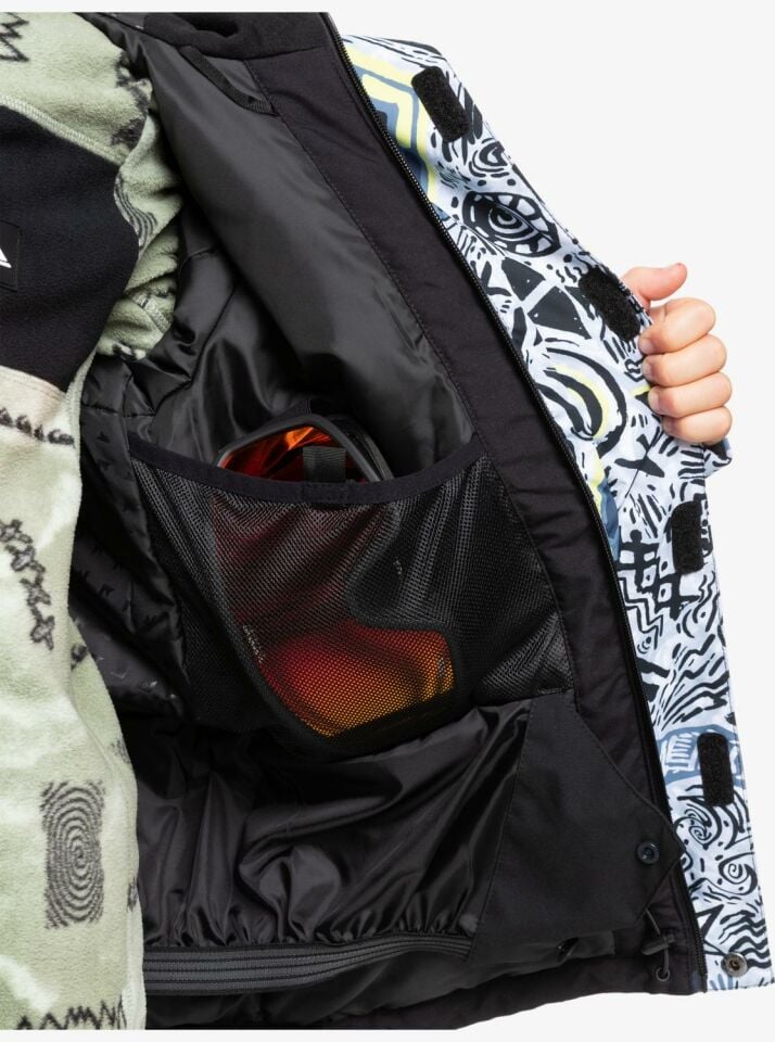 Quiksilver Mission Printed Block 4-16 Yaş Kayak/Snowboard Mont-EQBTJ03196