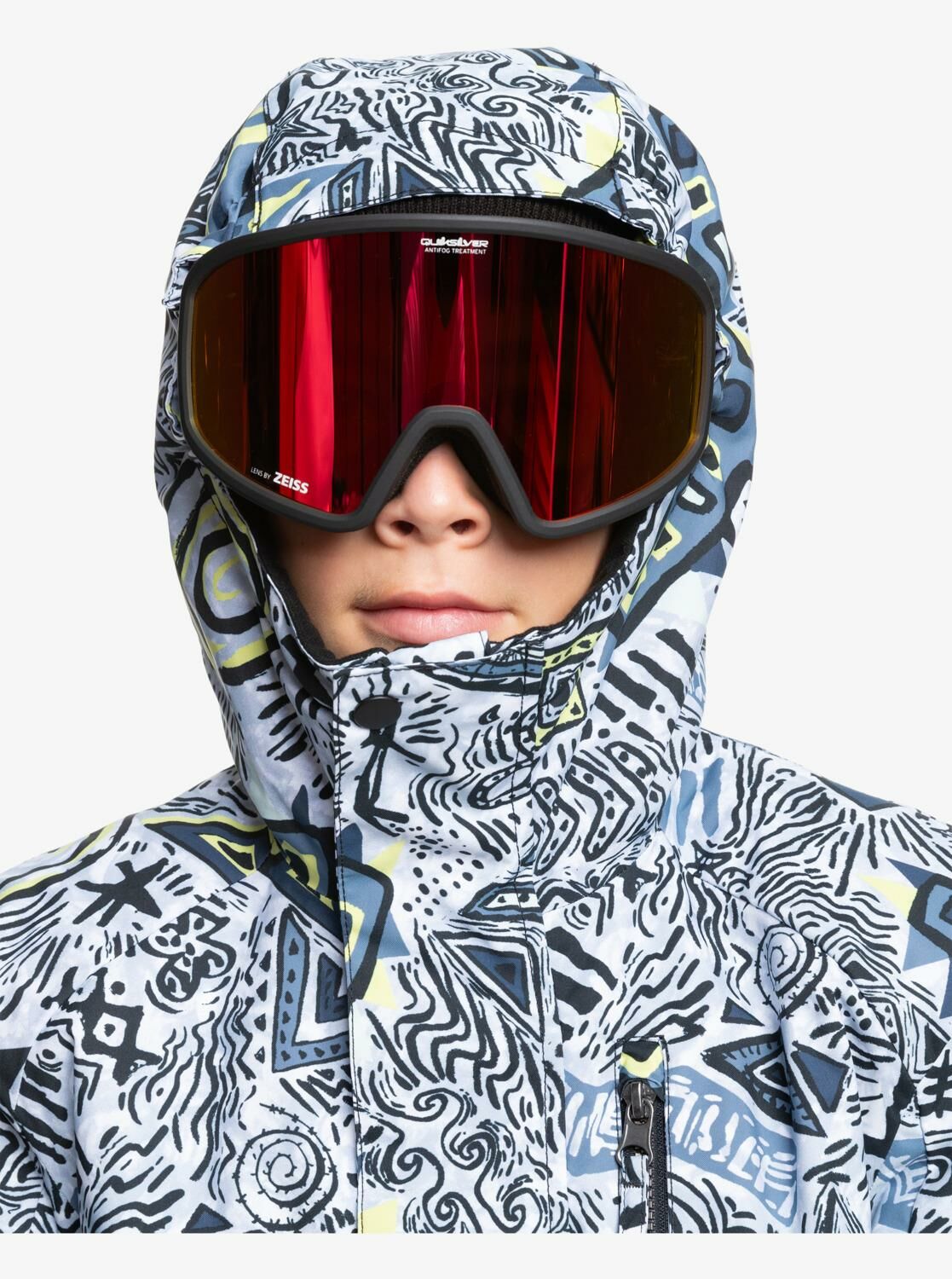 Quiksilver Mission Printed Block 4-16 Yaş Kayak/Snowboard Mont-EQBTJ03196