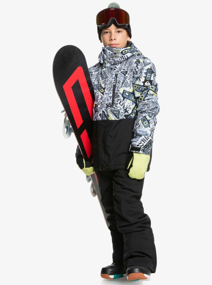 Quiksilver Mission Printed Block 4-16 Yaş Kayak/Snowboard Mont-EQBTJ03196