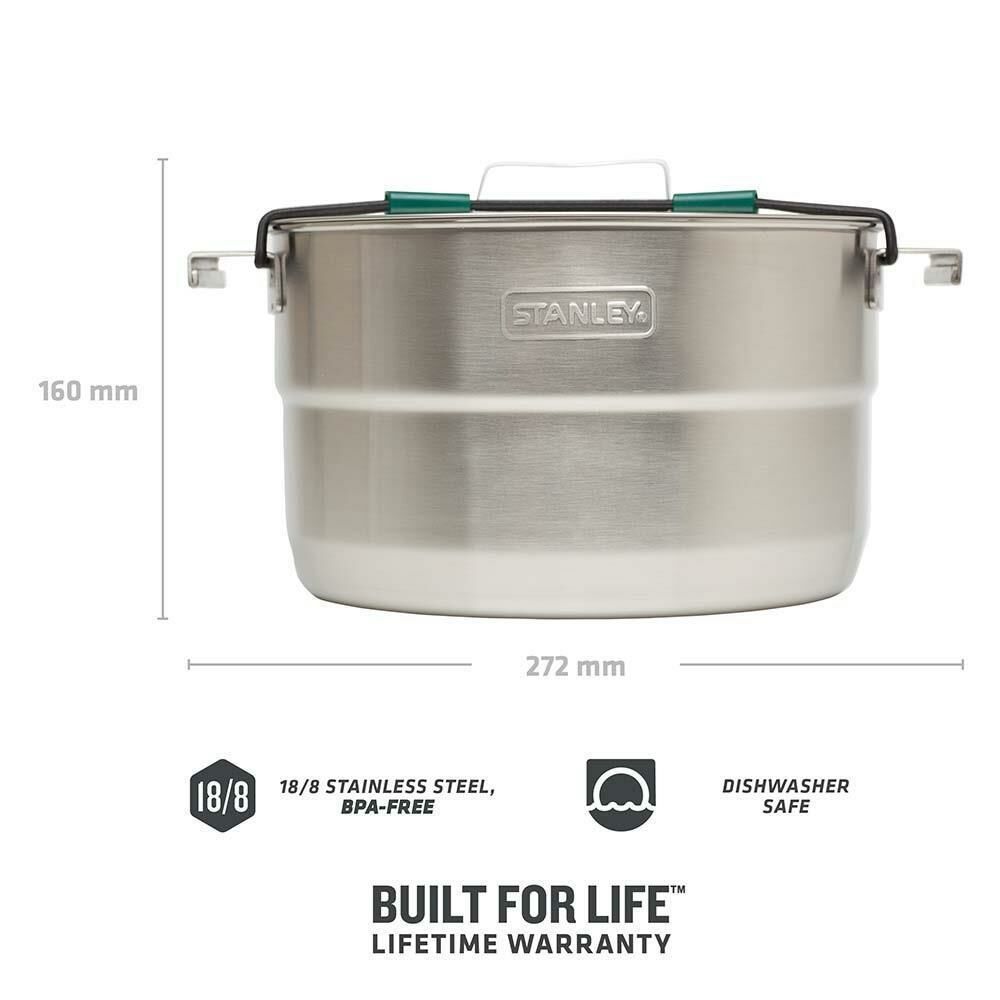 Stanley The Full Kitchen Base Camp Cook Set 3.7Qt / 3.5L Pişirme Set-10-02479-025