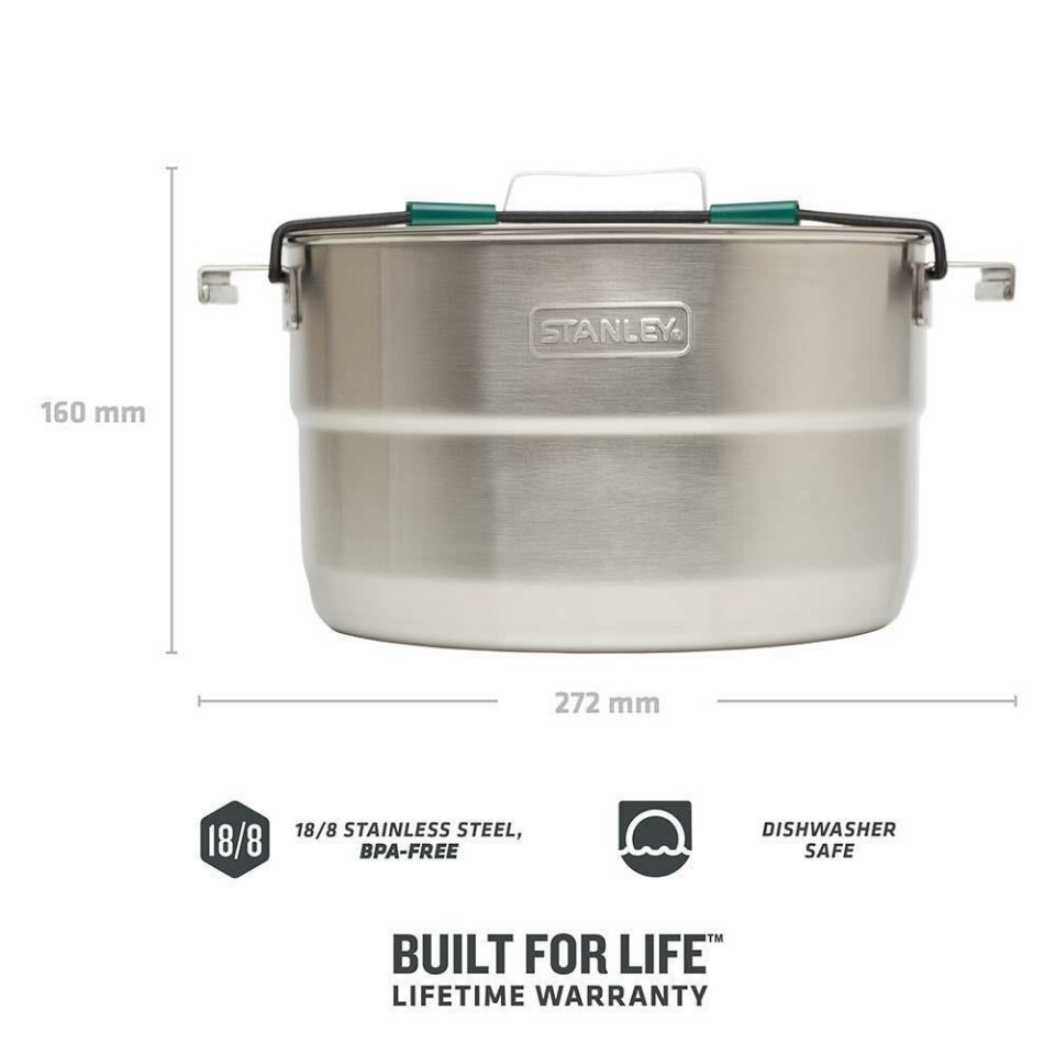 Stanley The Full Kitchen Base Camp Cook Set 3.7Qt / 3.5L Pişirme Set-10-02479-025