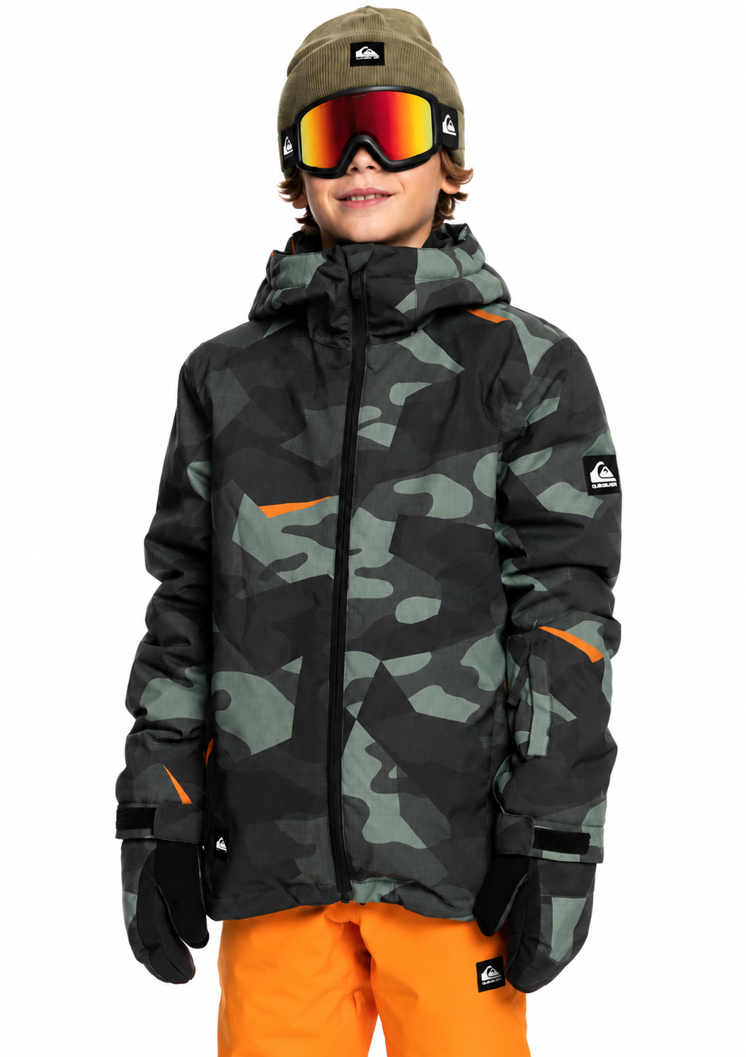 Quiksilver Mission Printed 4-16 Yaş Kayak/Snowboard Mont-EQBTJ03199