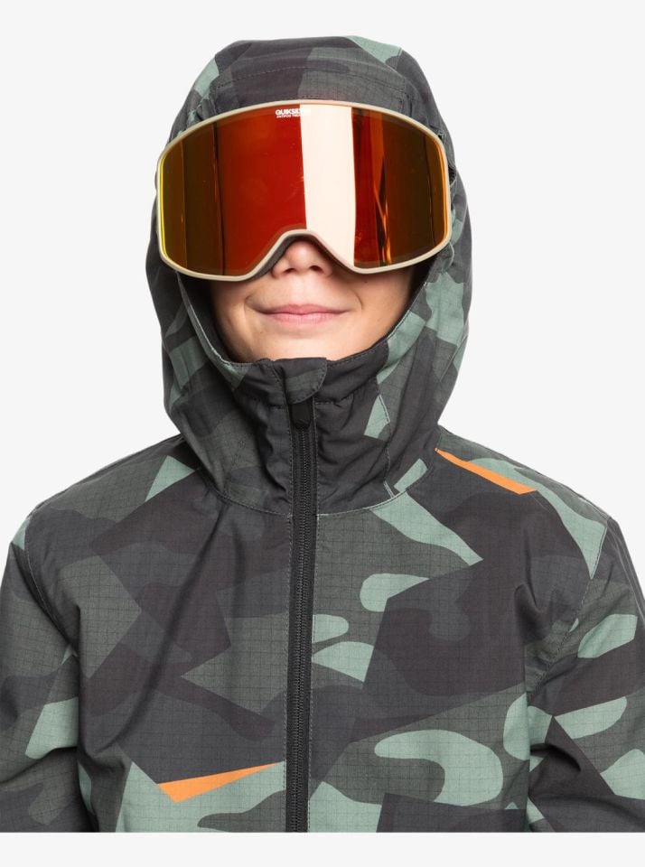 Quiksilver Mission Printed 4-16 Yaş Kayak/Snowboard Mont-EQBTJ03199