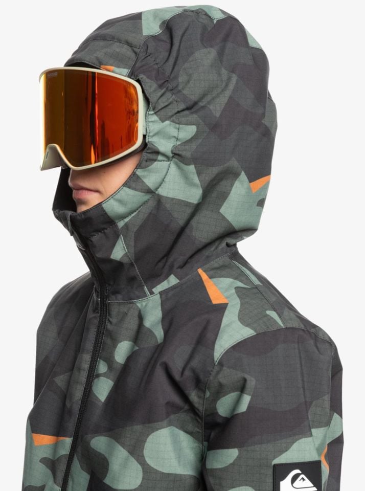 Quiksilver Mission Printed 4-16 Yaş Kayak/Snowboard Mont-EQBTJ03199