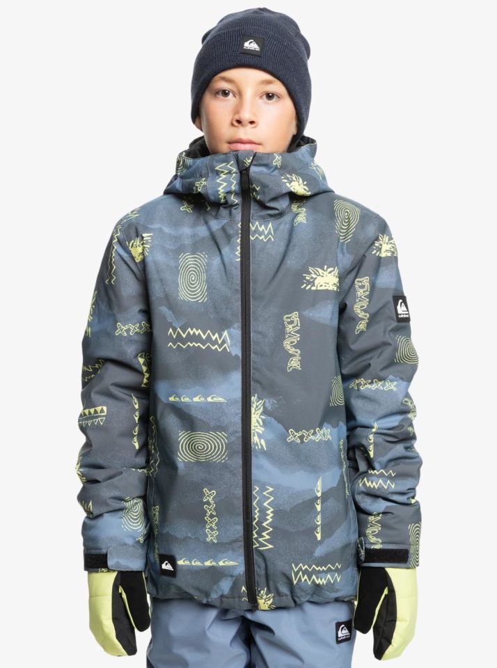 Quiksilver Mission Printed 4-16 Yaş Kayak/Snowboard Mont-EQBTJ03199