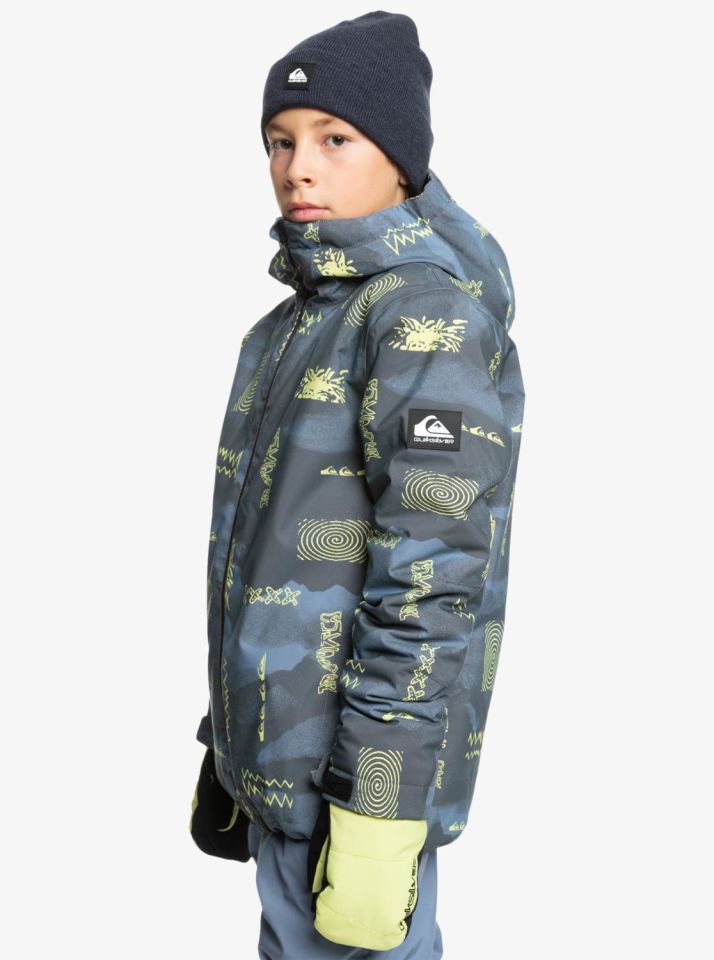 Quiksilver Mission Printed 4-16 Yaş Kayak/Snowboard Mont-EQBTJ03199