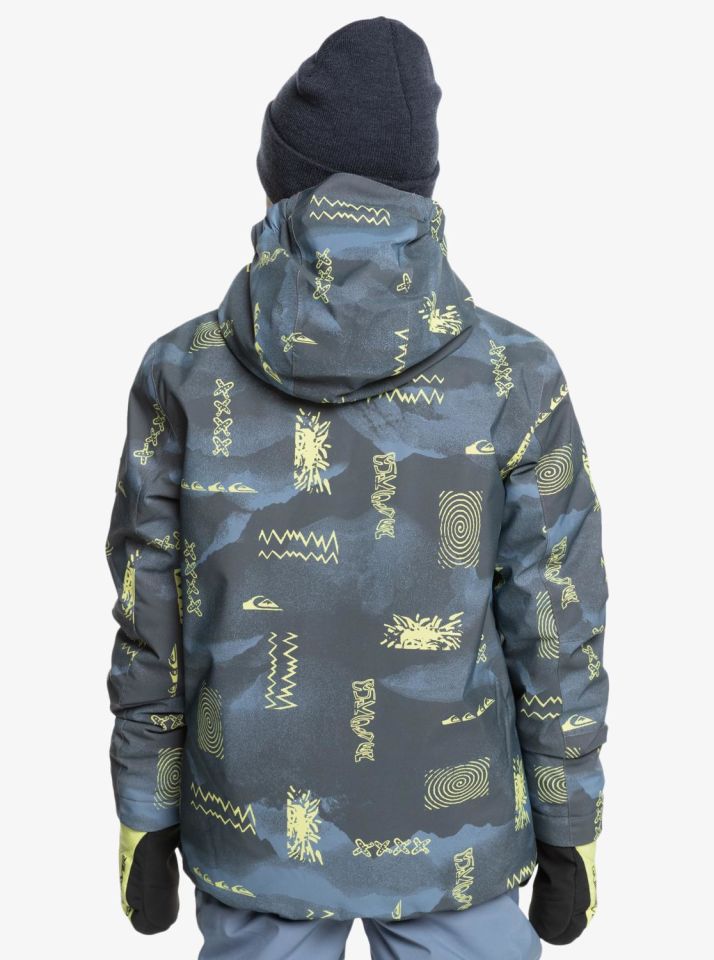 Quiksilver Mission Printed 4-16 Yaş Kayak/Snowboard Mont-EQBTJ03199