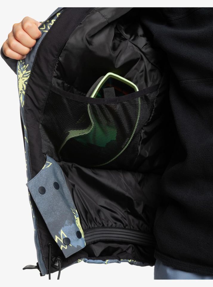 Quiksilver Mission Printed 4-16 Yaş Kayak/Snowboard Mont-EQBTJ03199