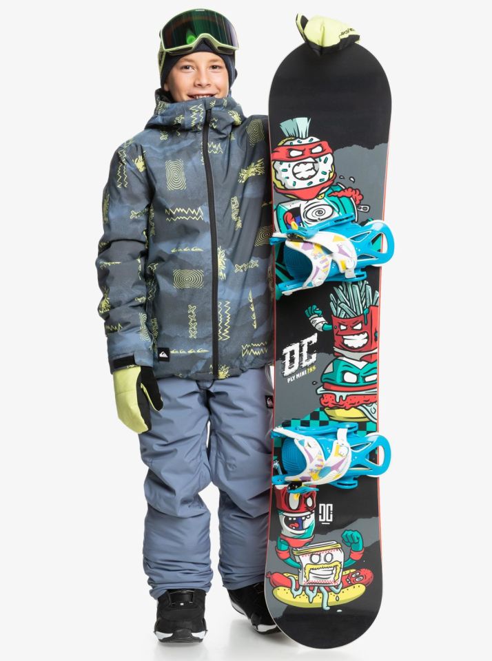 Quiksilver Mission Printed 4-16 Yaş Kayak/Snowboard Mont-EQBTJ03199