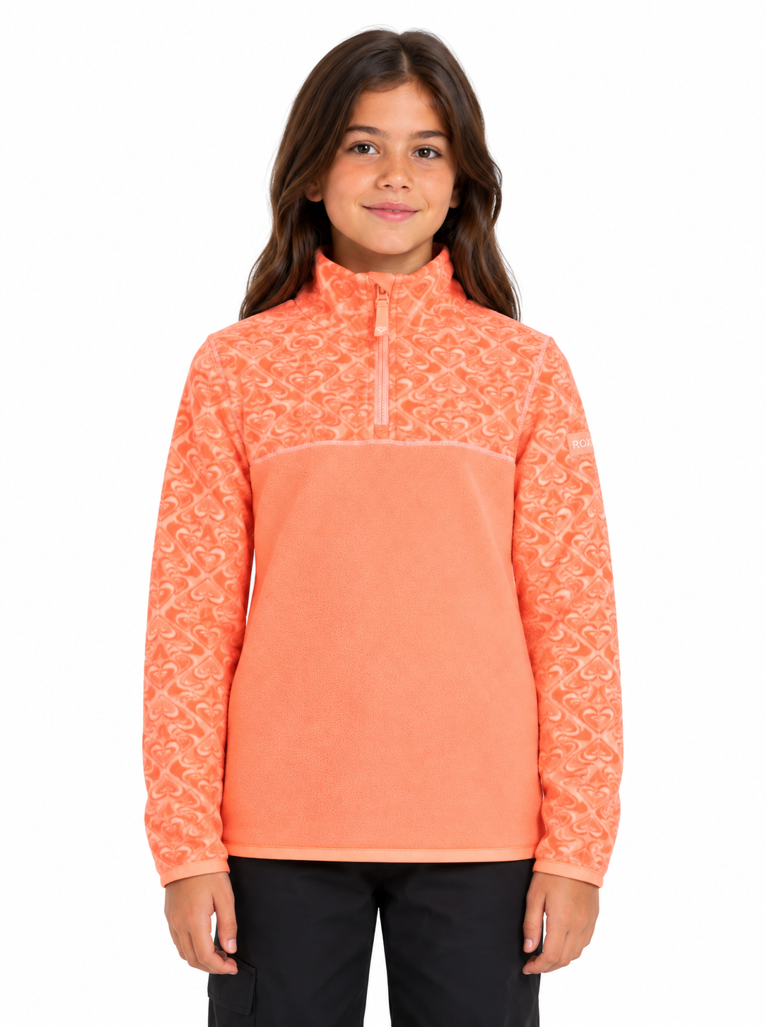 Roxy Whitecamp Half Zip 8-16 Yaş Çocuk Polar-ERGFT03945
