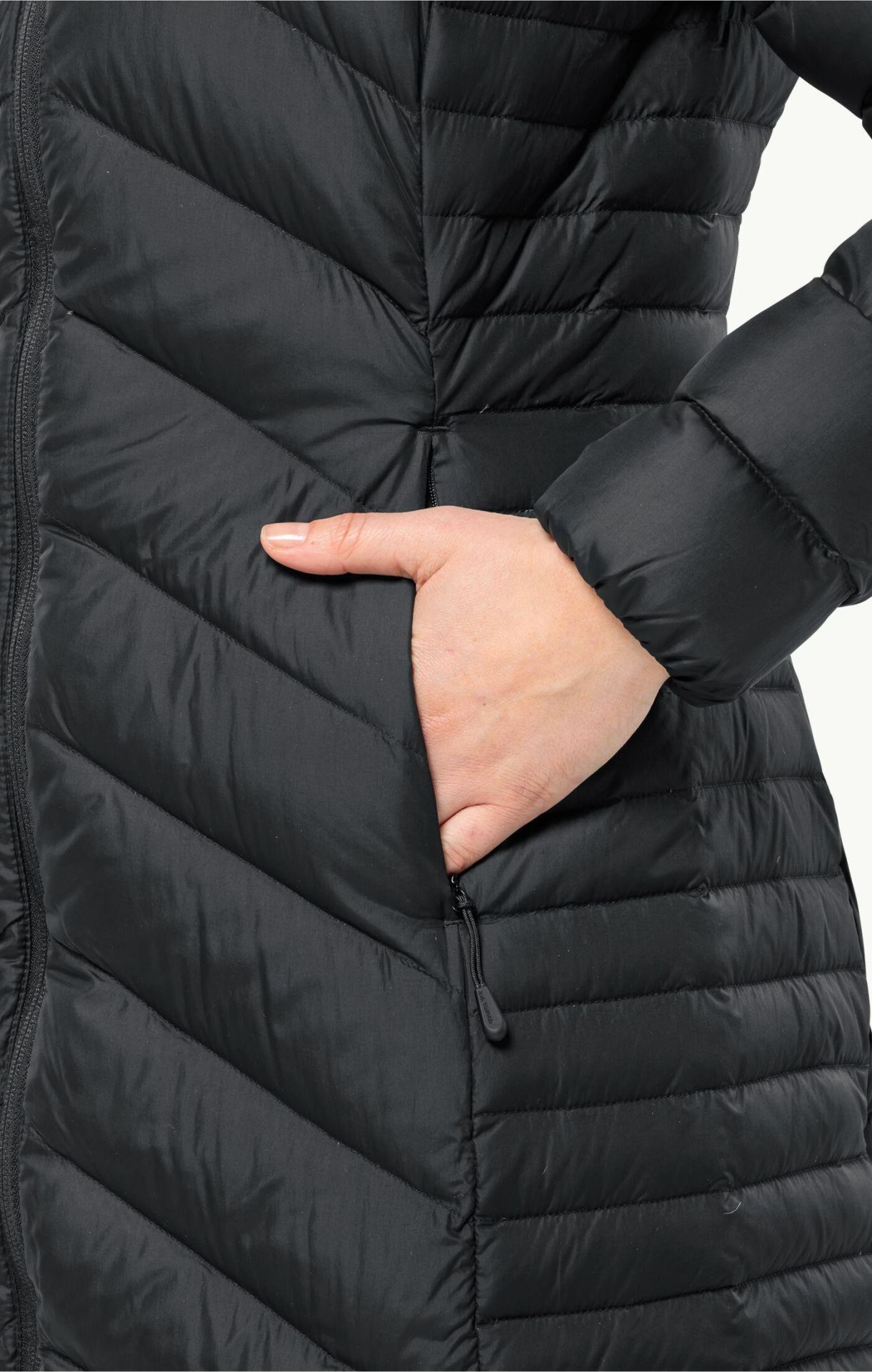 Jack Wolfskin Tundra Down Coat Kadın Outdoor Mont-1207751BLK