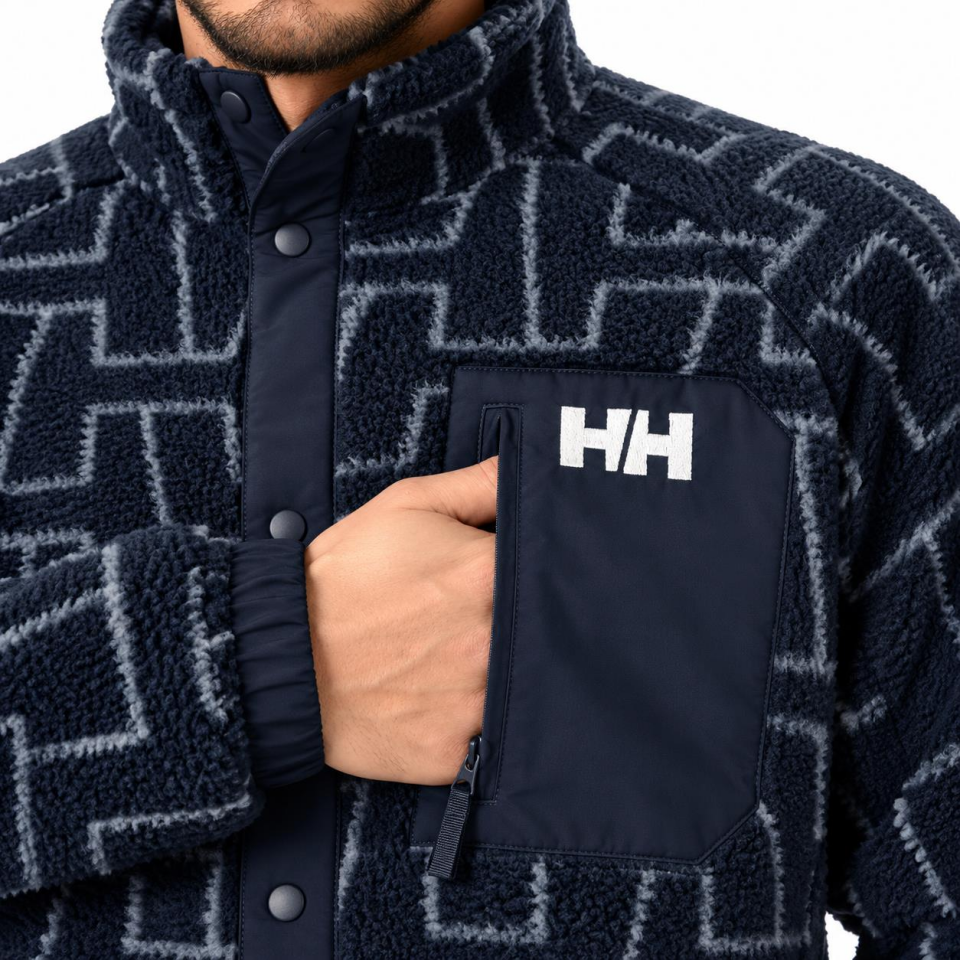 Helly Hansen Panorama Printed Pile Snap Erkek Mont-HHA.63349