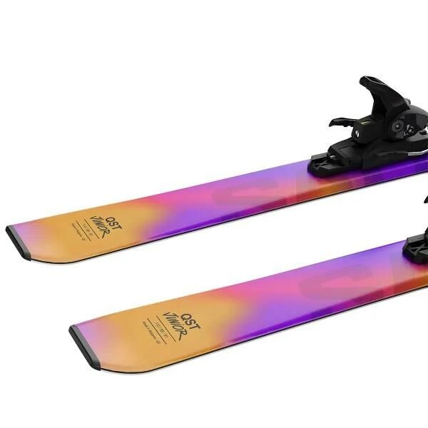 Salomon LUX JR Çocuk Kayak + Bağlaması-L47623300