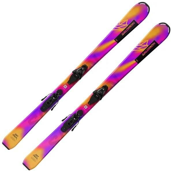 Salomon LUX JR Çocuk Kayak + Bağlaması-L47623300