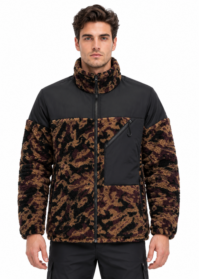 Jack Wolfskin Maarweg Print Erkek Polar Ceket-1711231