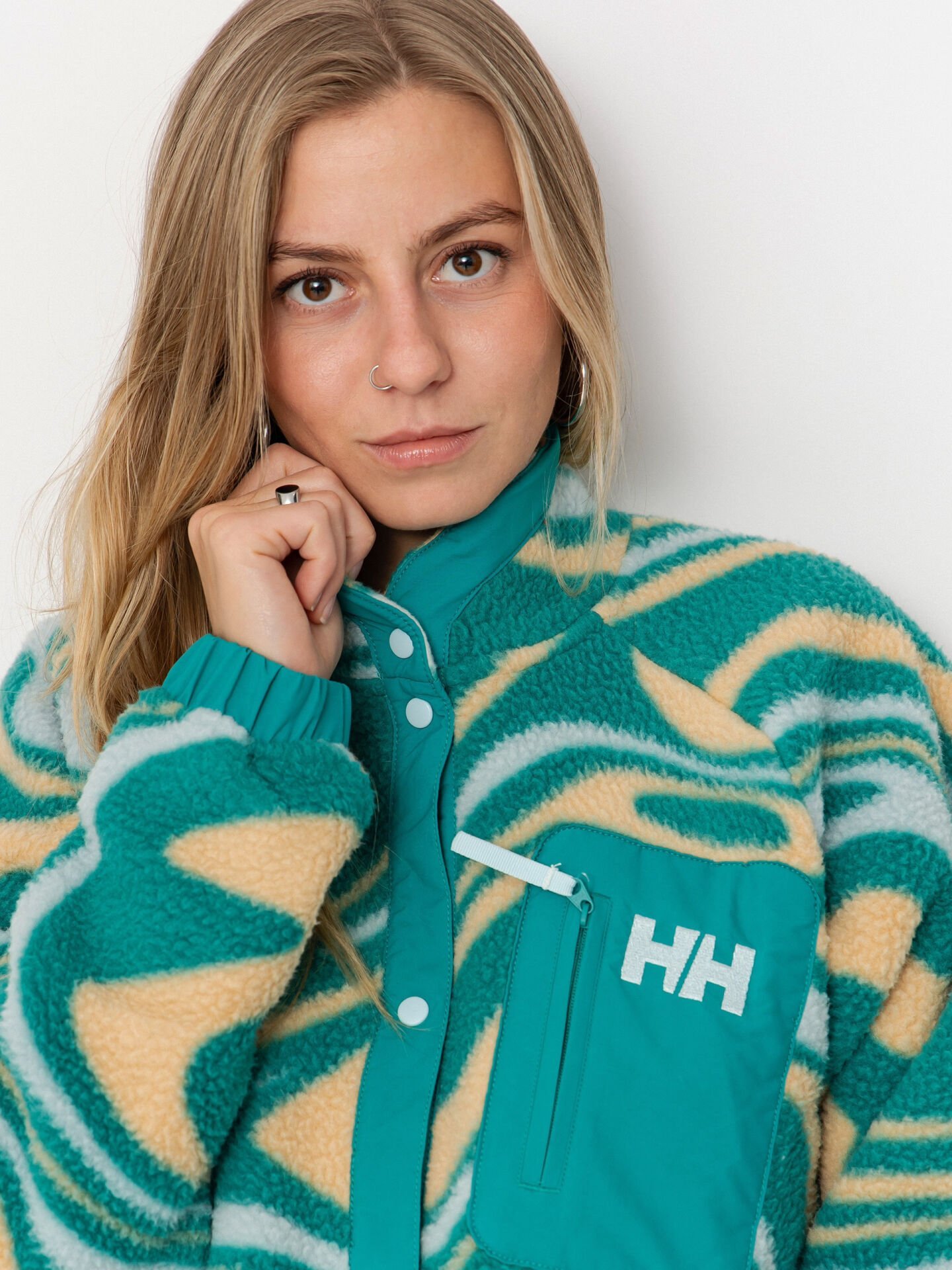 Helly Hansen İmperial Printed Pile Snap Kadın Polar Mont-HHA.63373