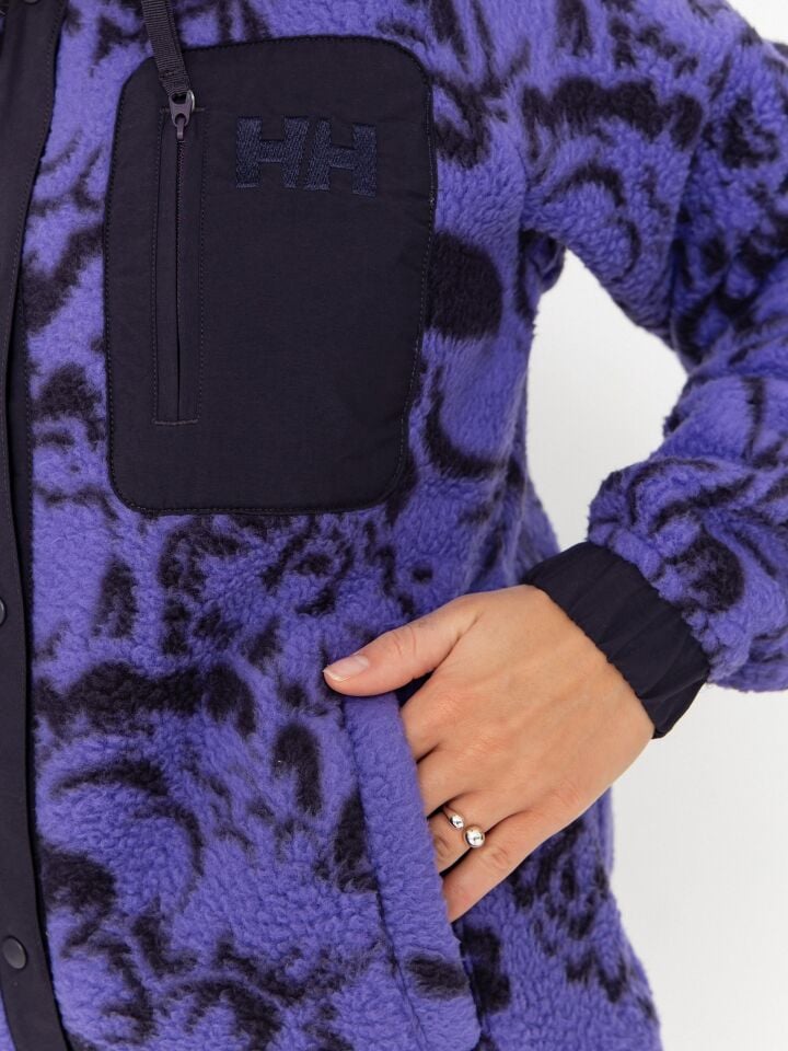 Helly Hansen İmperial Printed Pile Snap Kadın Polar Mont-HHA.63373
