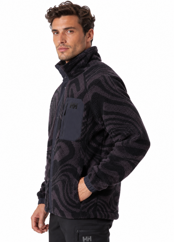 Helly Hansen Panorama Printed Pile Snap Erkek Polar Mont-HHA.63349