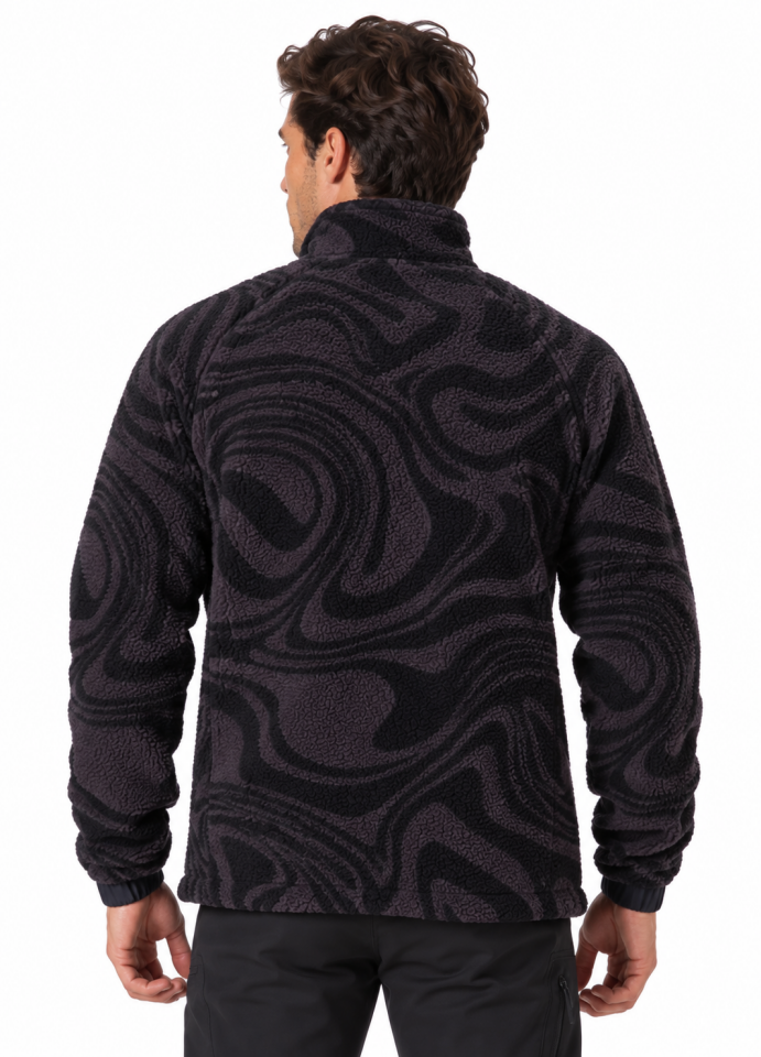 Helly Hansen Panorama Printed Pile Snap Erkek Polar Mont-HHA.63349