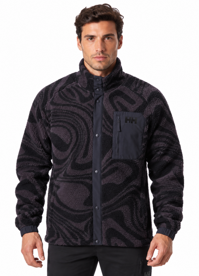 Helly Hansen Panorama Printed Pile Snap Erkek Polar Mont-HHA.63349