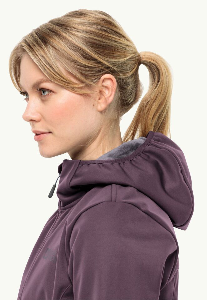 Jack Wolfskin Windhain Hoddy Kadın Softshell Ceket-1307481