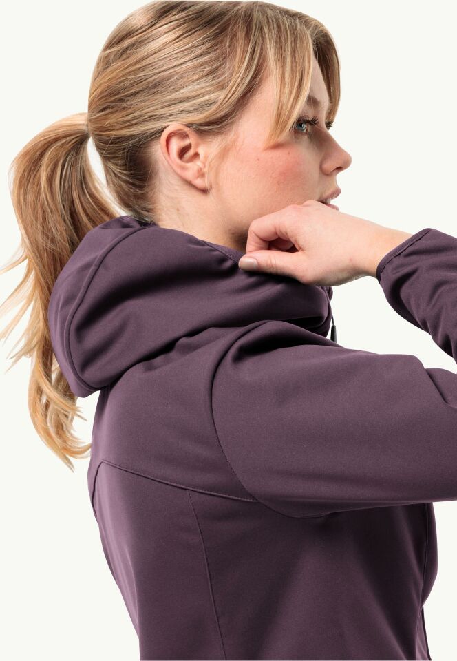 Jack Wolfskin Windhain Hoddy Kadın Softshell Ceket-1307481