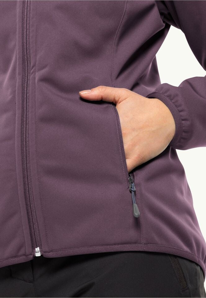 Jack Wolfskin Windhain Hoddy Kadın Softshell Ceket-1307481