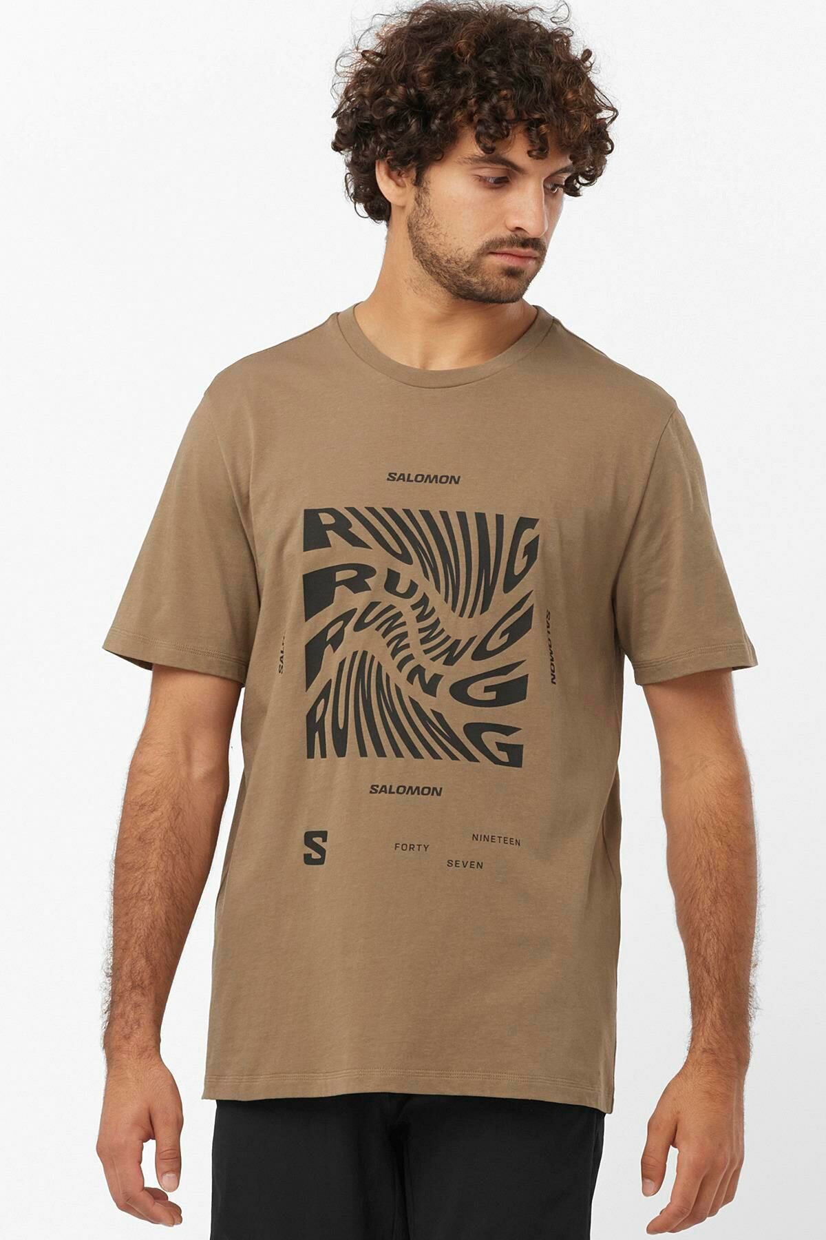 Salomon Running Graphic SS Tee Erkek T-Shirt-LC2246800