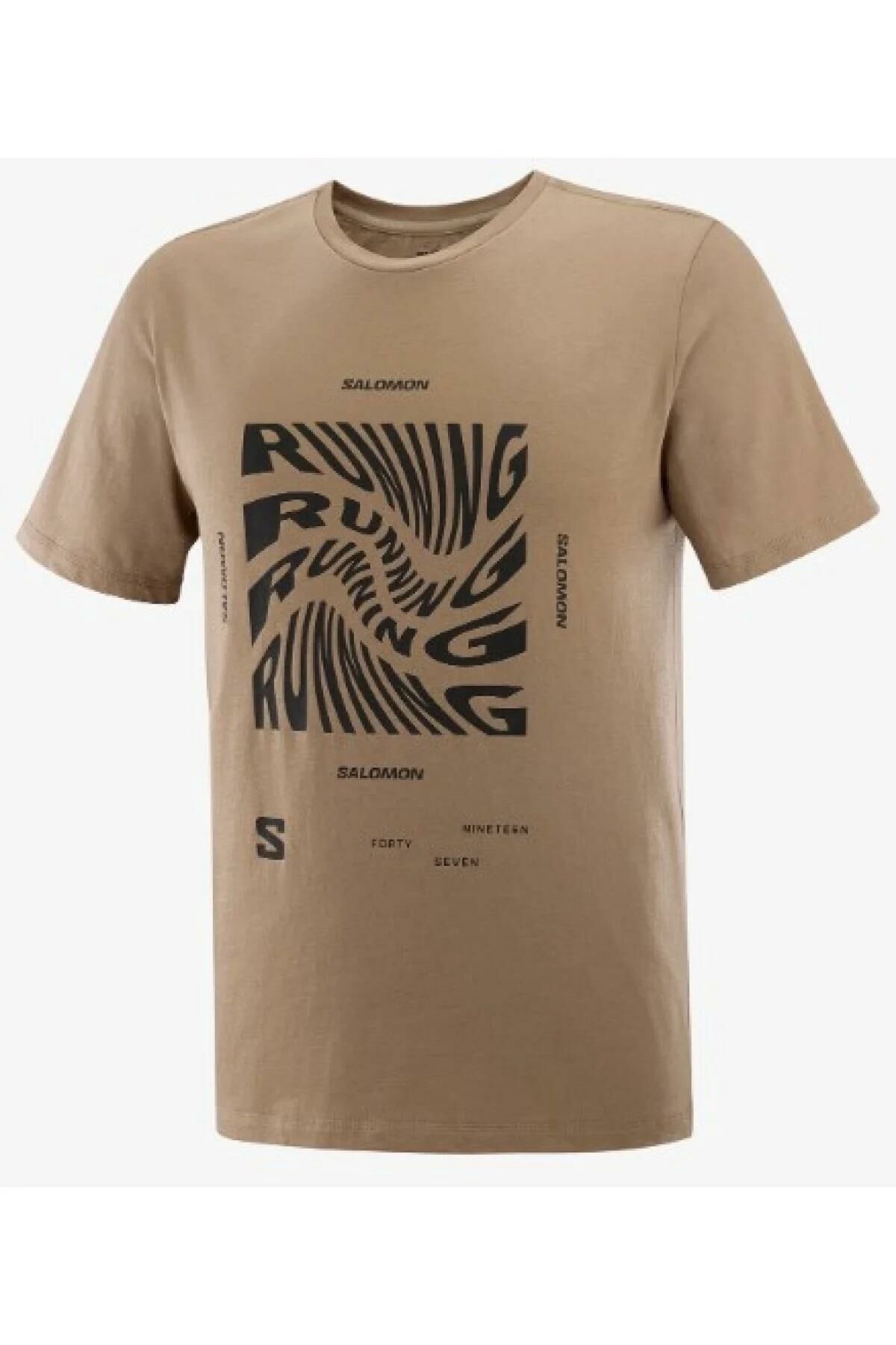 Salomon Running Graphic SS Tee Erkek T-Shirt-LC2246800