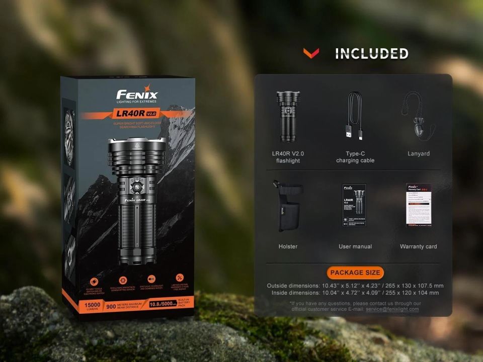 Fenix LR40R V2.0 15000 Lümen El Feneri-FENİXLR40RV2