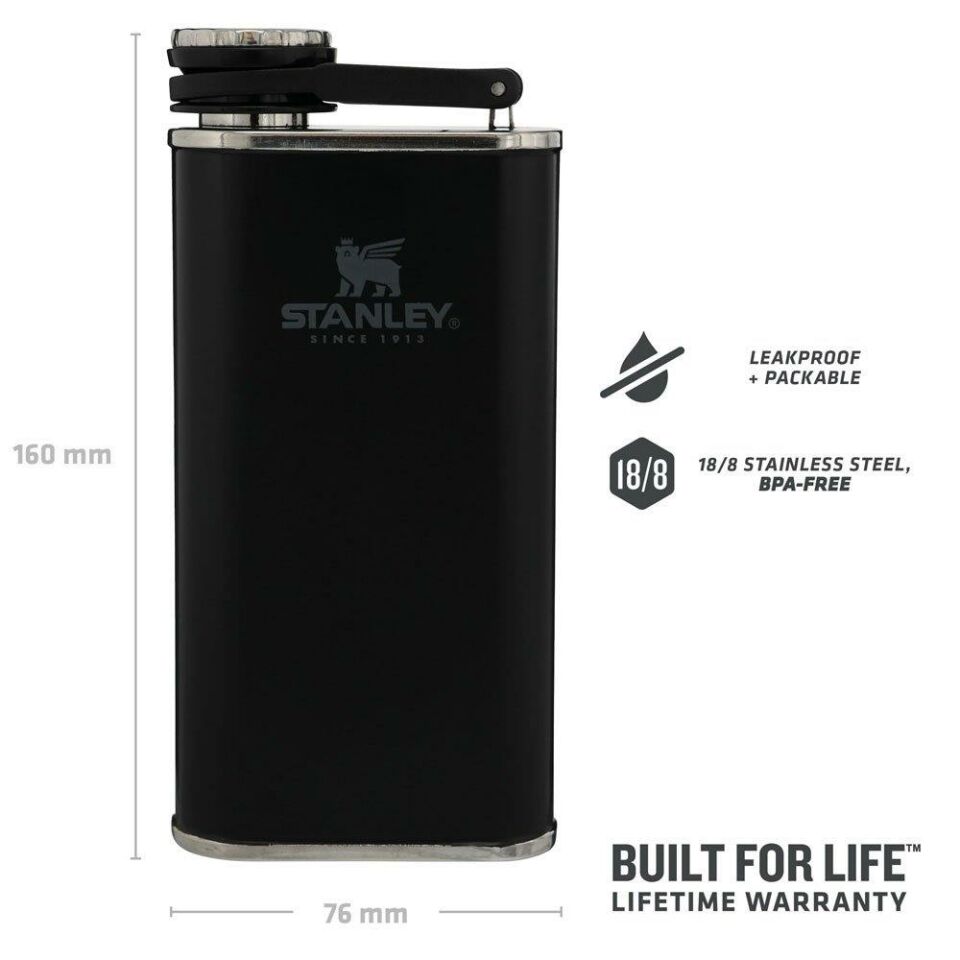 Stanley Klasik Paslanmaz Çelik Cep Matarası 0.23 Lt-10-00837-127