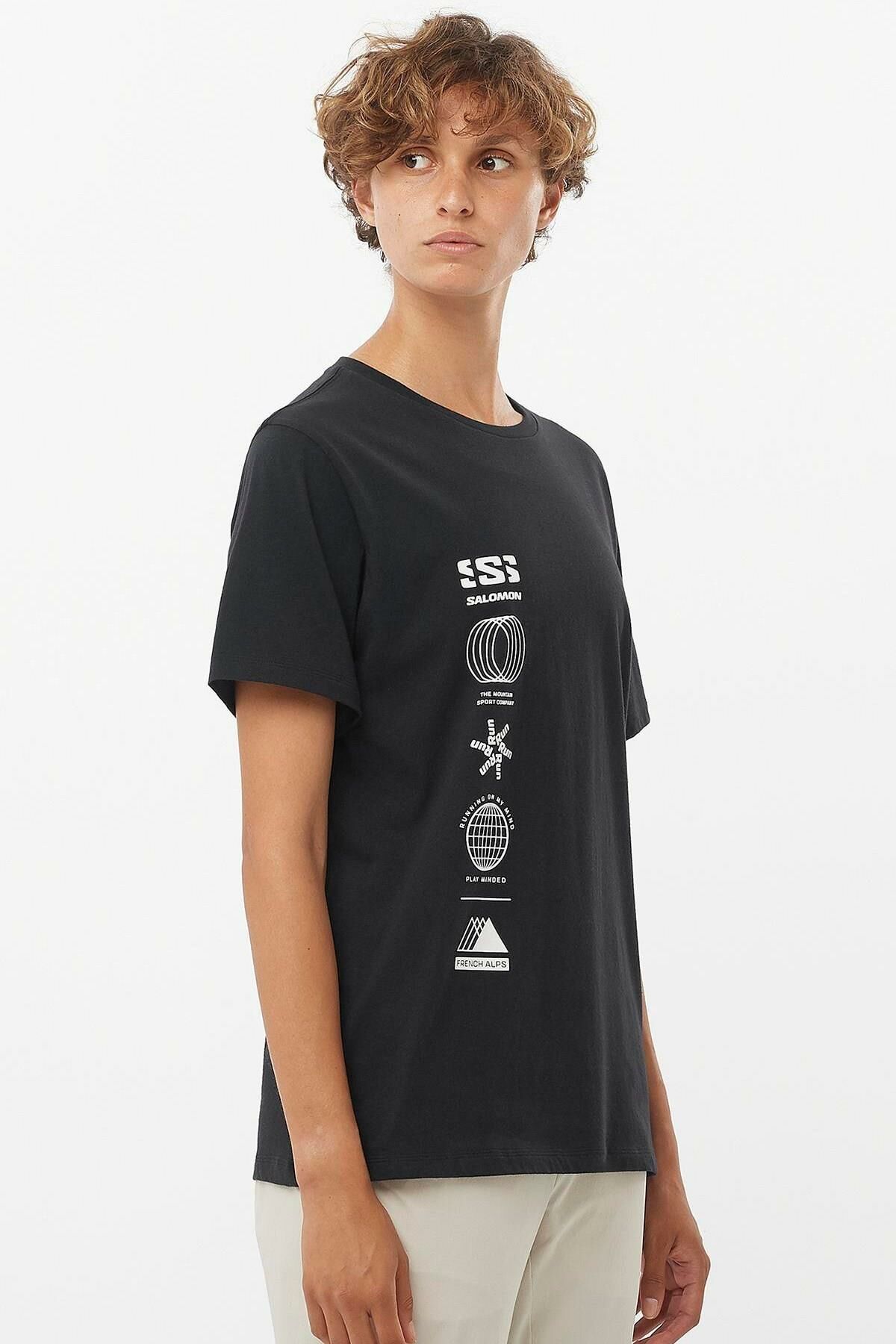 Salomon Logo Combo SS Tee Kadın T-Shirt-LC2233100