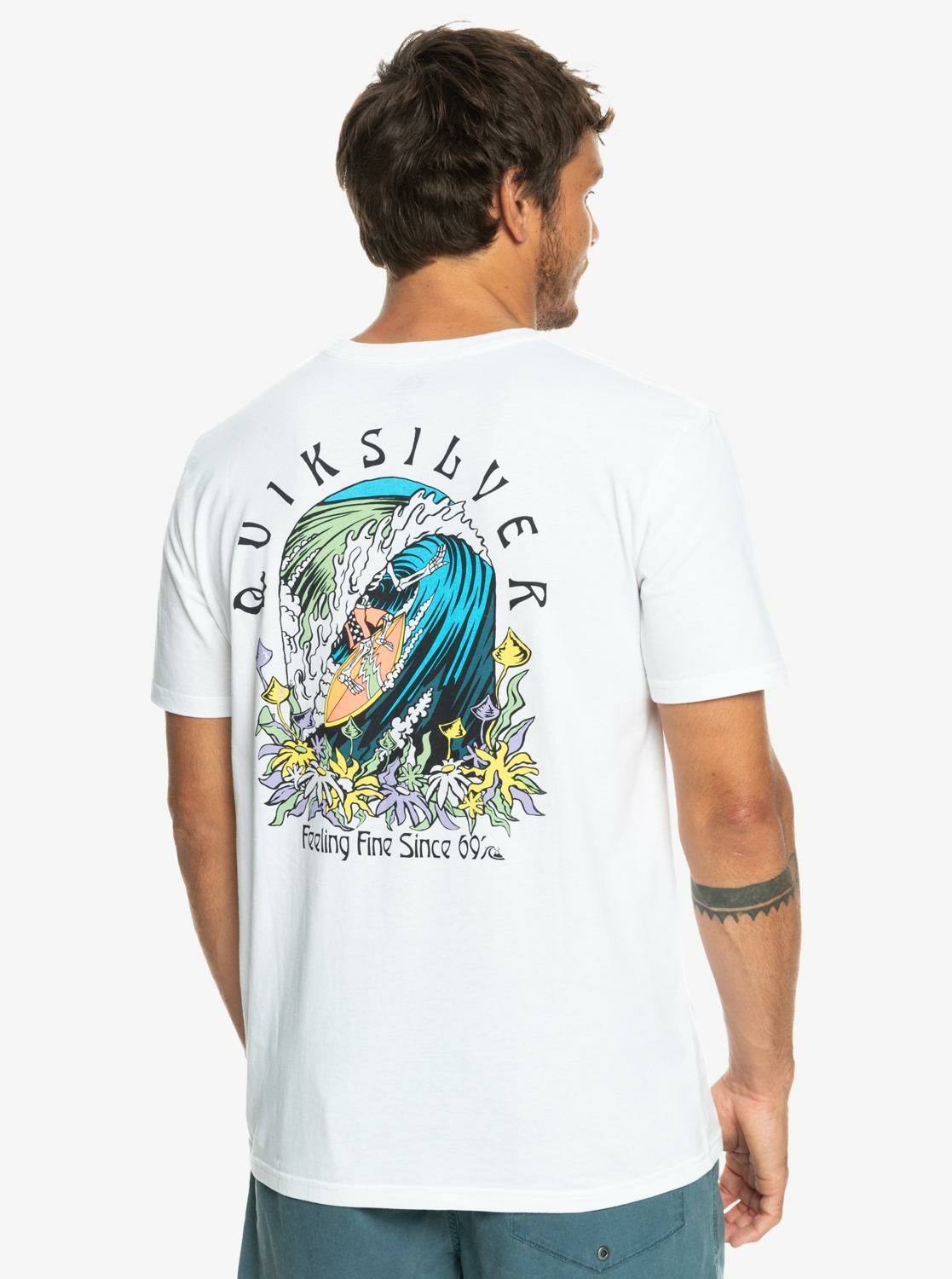 Quiksilver Originalbarrel Tees Erkek T-Shirt-EQYZT07226