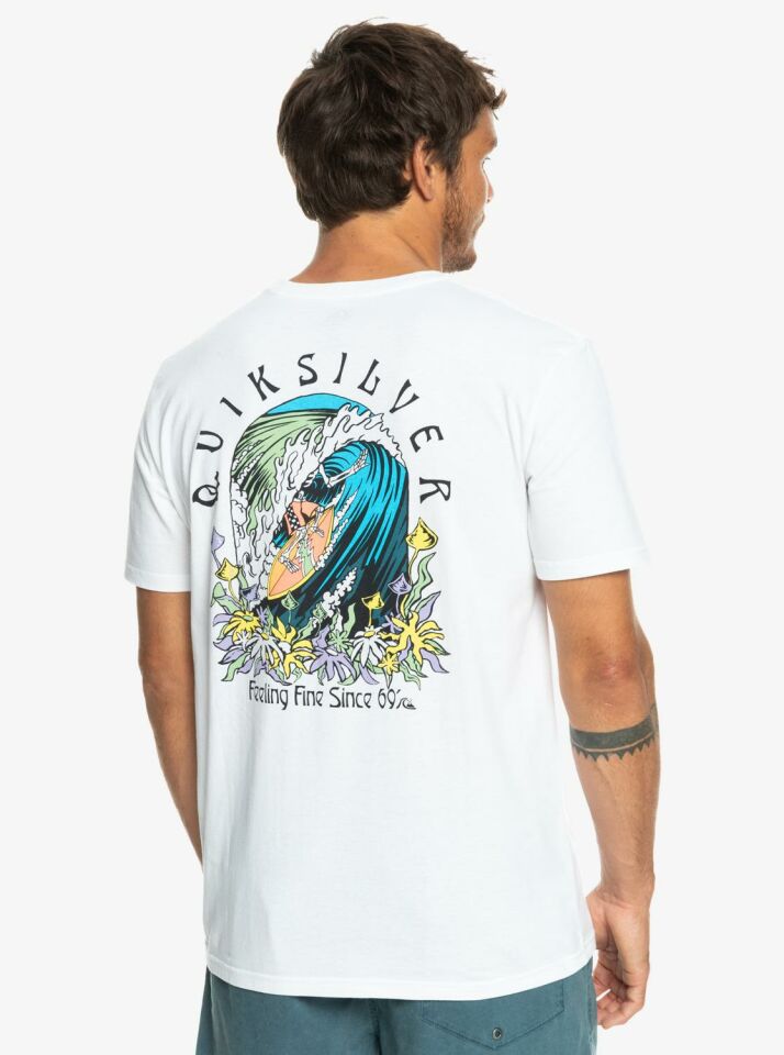 Quiksilver Originalbarrel Tees Erkek T-Shirt-EQYZT07226W4