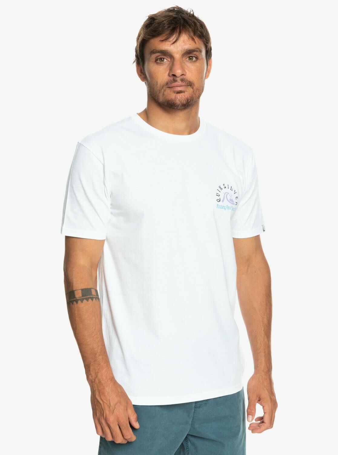 Quiksilver Originalbarrel Tees Erkek T-Shirt-EQYZT07226W4