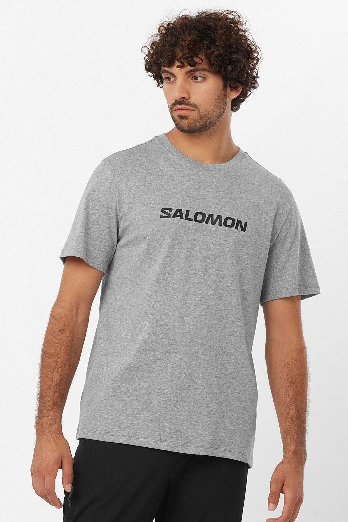Salomon Sal Logo Perf SS Tee Erkek T-Shirt-LC2245600