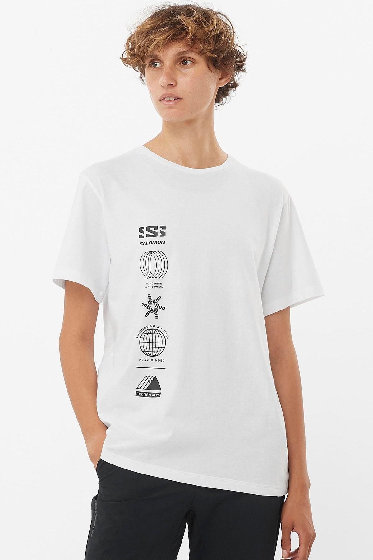 Salomon Logo Combo SS Tee Kadın T-Shirt-LC2233000