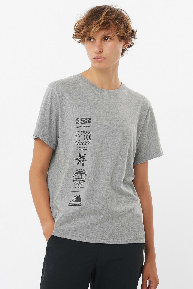 Salomon Logo Combo SS Tee Kadın T-Shirt-LC2232900