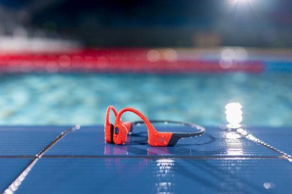 Shokz OpenSwim Pro Kemik İletimli MP3 Yüzücü Kulaklığı Kırmızı-SH-S710REE