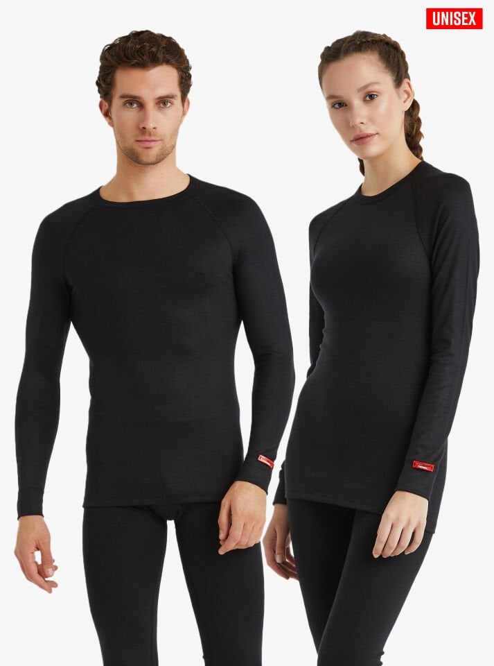 Blackspade Unisex Siyah Termal Üst İçlik-9259