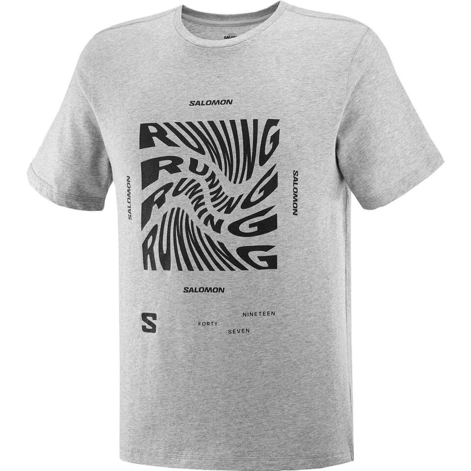 Salomon Running Graphic SS Tee Erkek T-Shirt-LC221900